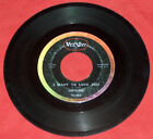 45 Rpm Dee Clark Raindrops, I Want To Love You Vee-Jay Vj Vinyl Record 383 Vg+