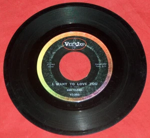 45 RPM Dee Clark Raindrops, I Want To Love You Vee-Jay VJ Vinyl Record 383 VG+ - Picture 1 of 2