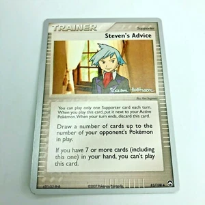 Pokemon Steven's Advice 83/108 - 2008 World Championships Trainer Stamped TCG - Picture 1 of 2