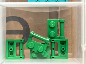 Piezas LEGO - Placa verde 1 x 2 con mango de barra lateral - No 48336 - Cantidad 5 - Imagen 1 de 1