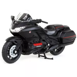 1:18 2020 Honda Gold Wing Motorcycle Model Toy Diecast Motorbike Toys Gift Black - Picture 1 of 6