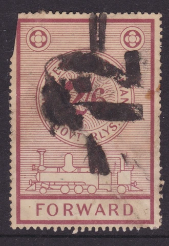 Western Australia 1907 2/6d Brown Government Railways FORWARD STAMP (NF82) Cover