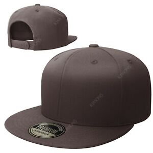 Snapback Hat Flat Baseball Cap Trucker Solid Plain Blank Men Hip Hop Army CS