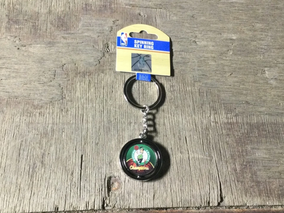 2024 NBA Finals World Champions Boston Celtics Logo Spinning Keychain FREESHIP - Image 1 of 1
