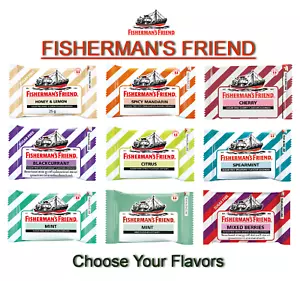 12, 24 sapori di zecca Fisherman's Friend losanghe sollievo dalla tosse, mal di gola 25 g - Foto 1 di 19