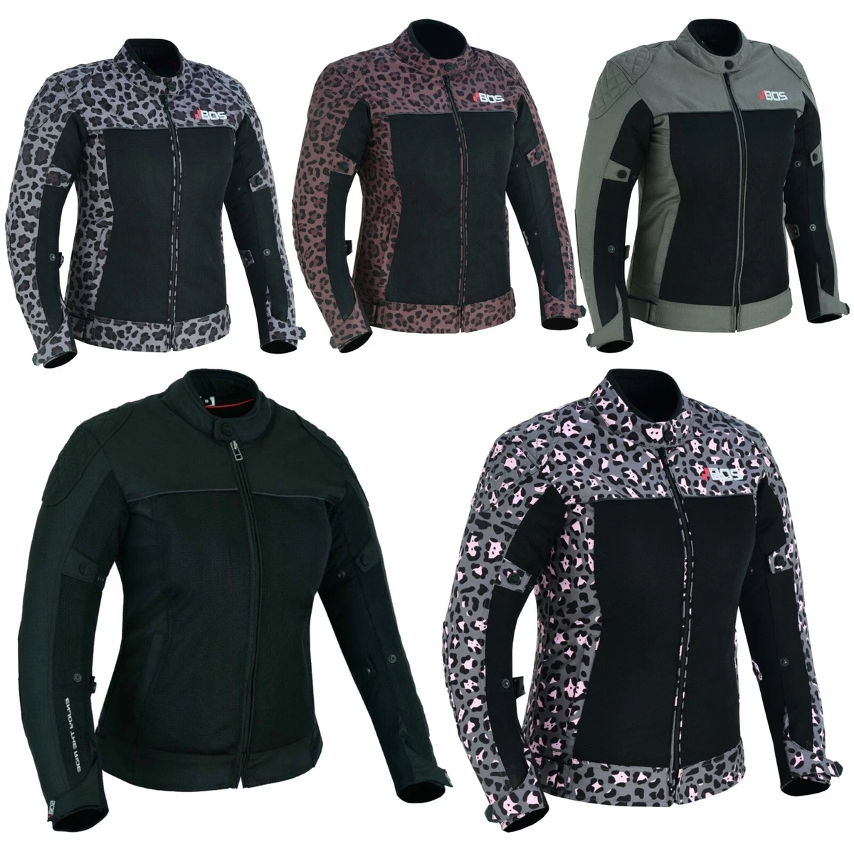 Motorrad-Damenjacke Wasserdicht – Mit Protektoren, Sommer/Winter, Textil, Größe M
