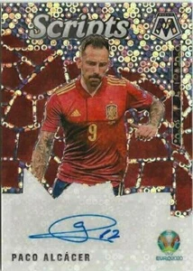 V23) 2021 Panini Mosaic UEFA Paco Alcacer Prizm Auto SP Spanish National Team - Picture 1 of 1