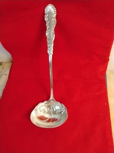 Vintage versilberte Punze Schöpfkelle "Waldorf" von Holmes & EdwardsXIV 1894, 10 1/2" - Bild 1 von 7