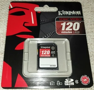 Tarjeta SD Kingston 8GB SDHC Video 120 minutos 8GB Clase 4 Precintada - Imagen 1 de 2