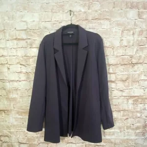 Eileen Fisher waschbarer Flex Ponte Kerbkragen Blazer in Marine Größe Medium - Bild 1 von 6