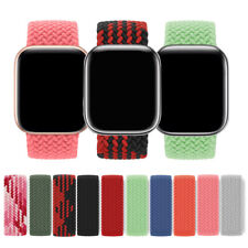 Braided Solo Loop Band For Apple Watch iWatch Series 8 7 6 5 4 Ultra SE 38-49mm