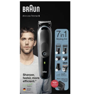 Braun MGK5345 All-in-one Barttrimmer Multigrooming Kit mit Akkubetrieb - Bild 1 von 2