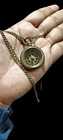 Vintage Kompass Halskette Antikes Medaillon Kompass Damen Herren Kinder...