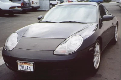 99-01 Porsche 911 Car Bra W License Plate Opening Colgan Carbon Fiber 2-Piece - Изображение 1 из 4