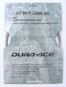 ~ Vintage Shimano Road Dura Ace 7800 SIS SP41 Stainless Shift Cable Set ~ - Picture 1 of 5