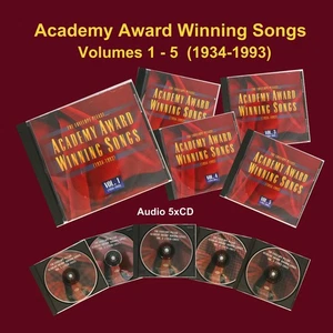 Academy Award Winning Songs - Vol 1-5 (1934-1993); Audio 5xCD (1995) Rhino; VG+ - Picture 1 of 16