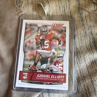2016 Score - Rookies Ezekiel Elliott #344 (RC) - Image 1 of 2