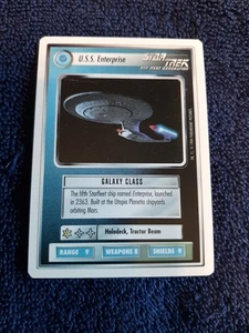 Star Trek Premiere CCG USS Enterprise WB Card Alpha 1994 - Picture 1 of 6