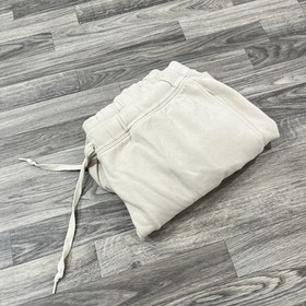 PINK Victoria&rsquo;s Secret Jogger Sweatpants Women&rsquo;s XXL Ivory Pants Leopard Logo