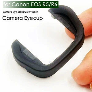 Oculare, oculare per fotocamera, cover per mirino, gomma, per Canon EOS-R5 R6 - Foto 1 di 5