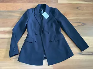 8 Bardot Double Breasted Blazer Jacket NWT $169 *BUY FIVE + ITEMS = FREE POST - Picture 1 of 4