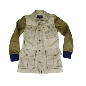 J. Crew Jacket Women's XS Fatigue Field Military Utility Quilted Sleeves - Picture 1 of 14
