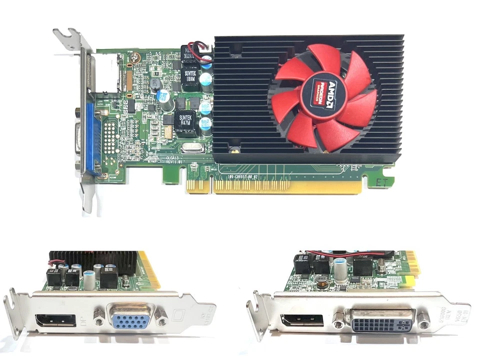 AMD R5 430 GDDR5 Graphics Card VGA DVI DP 109-C86957 Low profile or Full height - Image 1 of 1