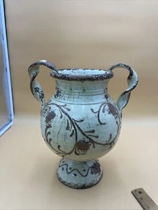vaso ceramica vintage fatto a mano Made In Italy. Pezzo molto raro. - Foto 1 di 24