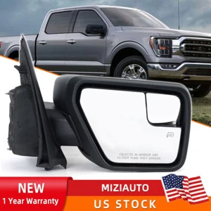 For 2021 2022 2023 Ford F-150 Passenger Right Side Mirror Heated Manual Folding - Picture 1 of 9