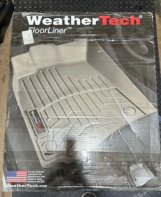 WeatherTech FloorLiner for Dodge Ram 1500/2500/3500 Crew Cab 1st & 2nd Row Black - Изображение 1 из 4