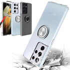 For Samsung Galaxy S21 Ultra S21+ Phone Case Ring Holder Cover /Screen Protector