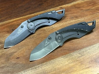 Vintage Gerber Descent 2 Discontinued rare folding tactical liner lock (Lot of 2 - Image 1 of 4