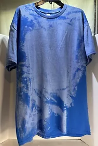 XL Gildan Blue Tie-Dye T Shirt - Picture 1 of 5