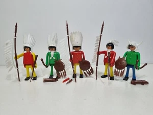 Play Big Playbig 5600 Set Antiguo Jefe Indio Guerrero Oeste Western Cazador - Picture 1 of 1