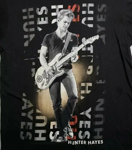 Retro Style Musiker " Hunter Hayes 2013 Tour " Herren Medium T-Shirt - Bild 1 von 10