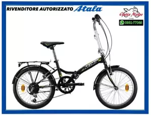 BICI BICICLETTA PIEGHEVOLE DA PASSEGGIO URBAN ATALA GREEN BAY 6V 20’’ 2025 - Foto 1 di 3