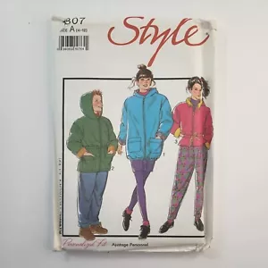 Style 1807 Kids Padded Anoraks Drawstring Coat Jacket Sewing Pattern Size 4-12 - Picture 1 of 5