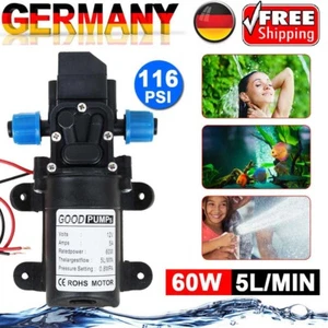 Wasserpumpe 60W 12Volt Selbstansaugende Pumpe Hochdruckpumpe Membranpumpe Yacht - Bild 1 von 11