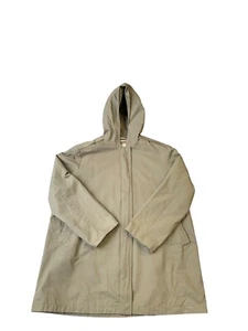 Chaqueta Anorak Vintage Aquascutum Para Mujer XL Beige Con Capucha Ducha Diseñador - Imagen 1 de 11