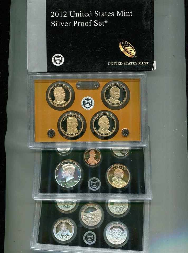 2012 S UNITED STATES 90% SILVER PROOF SET ORIGINAL GOVERNMENT BOX + COA 640S - Image 1 of 1