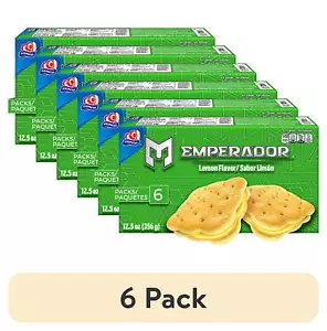 (6 pack) Emperador Lime Flavored Sandwich Cookies, 12.5 oz - Picture 1 of 6