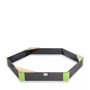 EXIT Aksent Holzsandkasten - Gr. L 200x170cm sechseckig - Sandkasten - NEU - Bild 1 von 5