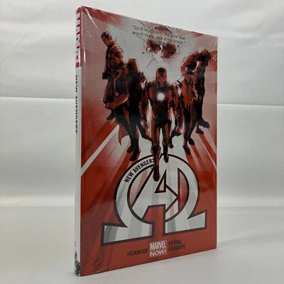 New Avengers Volume 1 Marvel Now Hickman Epting Deodato SEALED HCDJ Hardcover - Image 1 of 4