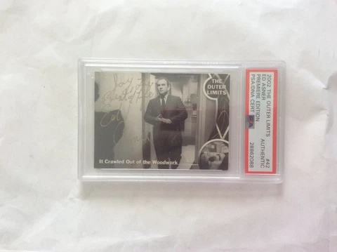 RARE ED ASNER AUTOGRAPHED 2002 PREMIERE EDITION THE OUTER LIMITS CD - PSA CERT Cover