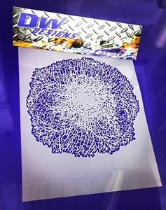 Tangled Effekt Airbrush Kunsthandwerk Schablone - Bild 1 von 1