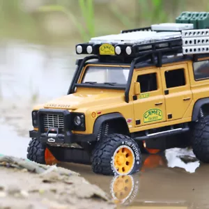 1/28 Land Rover Defender Off-Road Diecast Model Car Toy Collection Kids Gift - Picture 1 of 15
