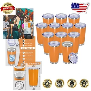 Leak-Proof 20 oz Coffee Travel Mug with BPA-Free Lid - Ideal for Sport & Travel - Picture 1 of 11