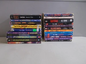 21 R L STINE PLUS # HC PB TRADE NIGHTMARE BEAST SCHOOL FEAR STREET SUPERSTITIOUS - Picture 1 of 7