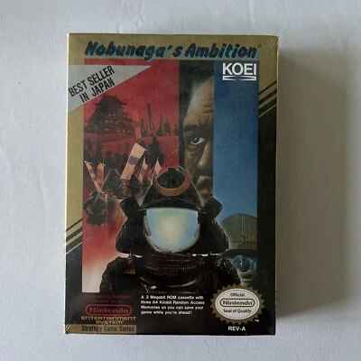 Nobunaga's Ambition (NES, 1989) Brand New Mint Condition - Image 1 of 4