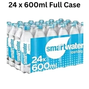 Glacéau Smartwater Sparkling 24 x 600ml Versand am selben Tag/Volle Hülle/LimitedSaver - Bild 1 von 2